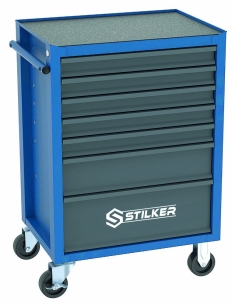 Servante d'atelier 7 tiroirs composée de 247 outils - modules mousses