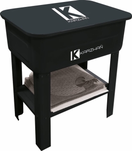 Fontaine de nettoyage électrique 70L 230V métallique sur pieds