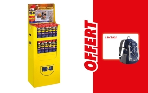 Dégrippant multifonctions avec tête 2 jets - présentoir box de 56 aérosols 500ml Dégrippant multifonctions avec tête 2 jets - présentoir box de 56 aérosols 500ml