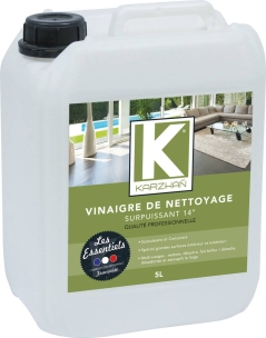 Vinaigre de nettoyage surpuissant 14° - lot de 4 bidons de 5L