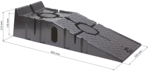 Rampe de levage en polypropylène largeur 335mm 1,25T par rampe - lot de 2 pcs