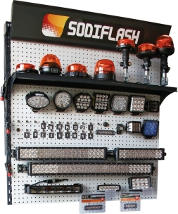 Présentation électrifiée phares et gyrophares 0,5m