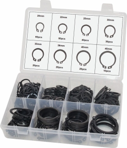 Circlips extérieurs de 20 à 45mm - coffret de 250 pcs