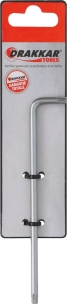 Clé mâle coudée Torx® extra longue T25 - carte