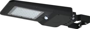 Lampadaire solaire LED 3000 lumens 25W avec détecteur