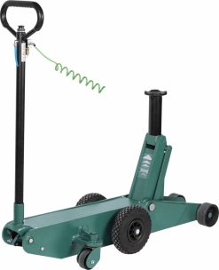 Cric rouleur oléopneumatique 10T 150/580mm longueur 1,38m