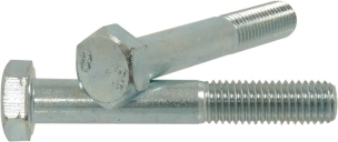 Vis à tête hexagonale filetage partiel class 8.8 zingué blanc M16x120mm DIN 931 - boîte de 25 pcs