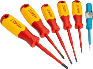 Tournevis électricien isolé 1000V - lot de 6 pcs