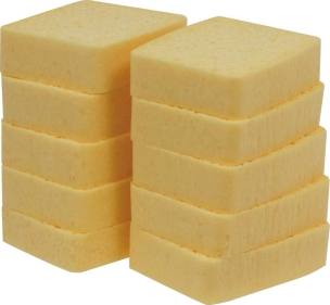 Eponge bordée 120x90x30mm - lot de 10 pcs