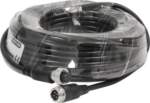 Câble 15m avec connecteur mâle 4 broches pour caméra de recul/écran vidéo