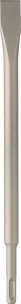 Burin plat SDS+ Larg 40mm long 200mm- Clip attache de 1 pièce