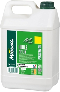 Huile de lin - lot de 4 bidons de 5L