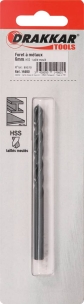 Foret à métaux HSS 6mm - blister de 1 pcs Foret à métaux HSS 6mm - blister de 1 pcs