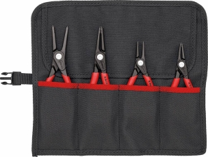 Pinces droites pour circlips intérieur et extérieur de 12/60mm - pochette de 4 pcs