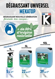 Dégraissant universel MEKATOP 10L