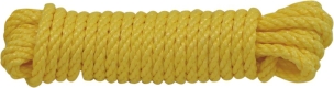 Cordage polypropylène jaune 8mm 25m