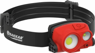 Lampe frontale LED 400 lumens rechargeable par induction