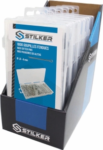 Goupilles fendues de 1,6 à 4mm - 6 coffrets de 1000 pcs