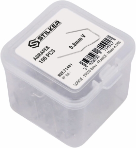 Agrafes pour agrafeuse thermique coin intérieur 0,8mm - lot de 100 pcs