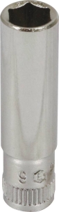 Douille longue 1/4" 9mm - carte