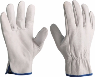 Gants de maîtrise tout cuir fleur de buffle T.10 - lot de 12 pcs sur carte
