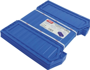 Boîte à bec pliable bleue 336x160x130mm - lot de 5 pcs