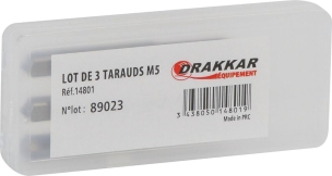 Taraud métaux HSS 3 passes M5