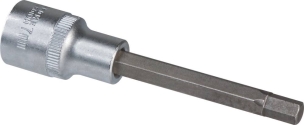 Douille tournevis 1/2" avec embout 100mm hexagonal 7mm