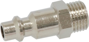 Raccord rapide mâle filetage mâle 1/4" - blister de 2 pcs