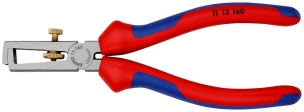 Pince à dénuder universelle 160mm sans ressort - Bi-matière - Tête polie