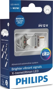Lampe Wedgebase LED 12/24V 1,7W W21 - blister de 2 pcs