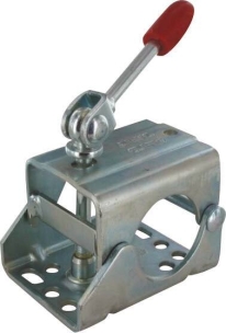 Bride à boulonner pour roue jockey ronde 60mm Bride à boulonner pour roue jockey ronde 60mm