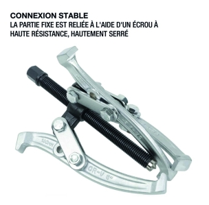 Arrache roulement 2/3 branches - coffret 72 pcs