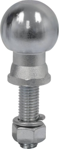 Boule d'attelage droite 1T M18 pour quad boule de 50mm