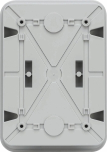 Coffret modulaire vide étanche pour 1 rangée de 4 modules 190x124x119mm