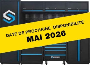 Mobilier d'atelier 4 éléments plateau inox 38mm - 247 outils