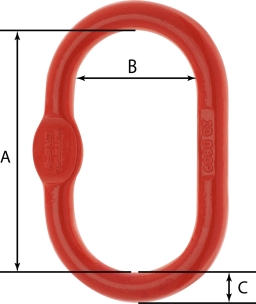 Maille de tête simple pour chaine 7/8mm grade 80