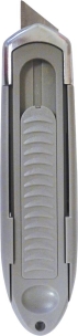 Cutter 19mm de sécurité lame auto rétractable trapézoïdale - blister