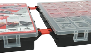 Mallette de rangement 14 godets 365x280x50mm