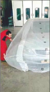 Film plastique couvre voiture 4mx150m en rouleau