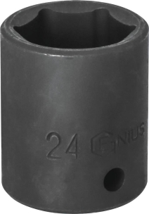 Douille à chocs 1/2" de 24mm - carte