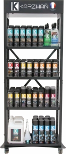 Implantation présentoir métallique Karzhañ 20/80