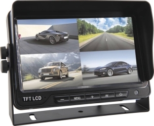 Caméra de recul 12/24V en kit - écran 7" fractionné/caméra/câble 15m/télécommande Caméra de recul 12/24V en kit - écran 7" fractionné/caméra/câble 15m/télécommande