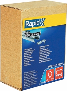 Agrafes grillage galvanisées VR22 5-11mm - boîte de 1600 pcs