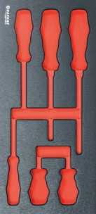 Module mousse vide - finition métal pour tournevis Pozidriv®