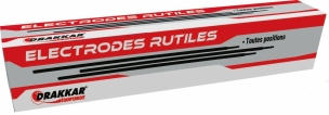 Electrodes de soudage à l'arc rutile 3,2x350mm - 3 boîtes de 160 pcs