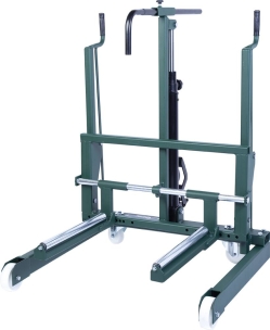 Chariot 2 rouleaux pour roues camions et bus max 500kg
