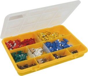Fusible enfichable standard assortiment - coffret de 236 pcs