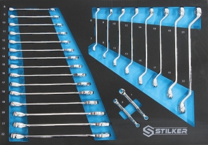 Servante d'atelier 7 tiroirs composée de 164 outils - modules mousses