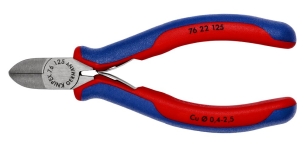 Pince coupante de côté à ras pour électromécanicien 125mm Ressort - Bi-matière